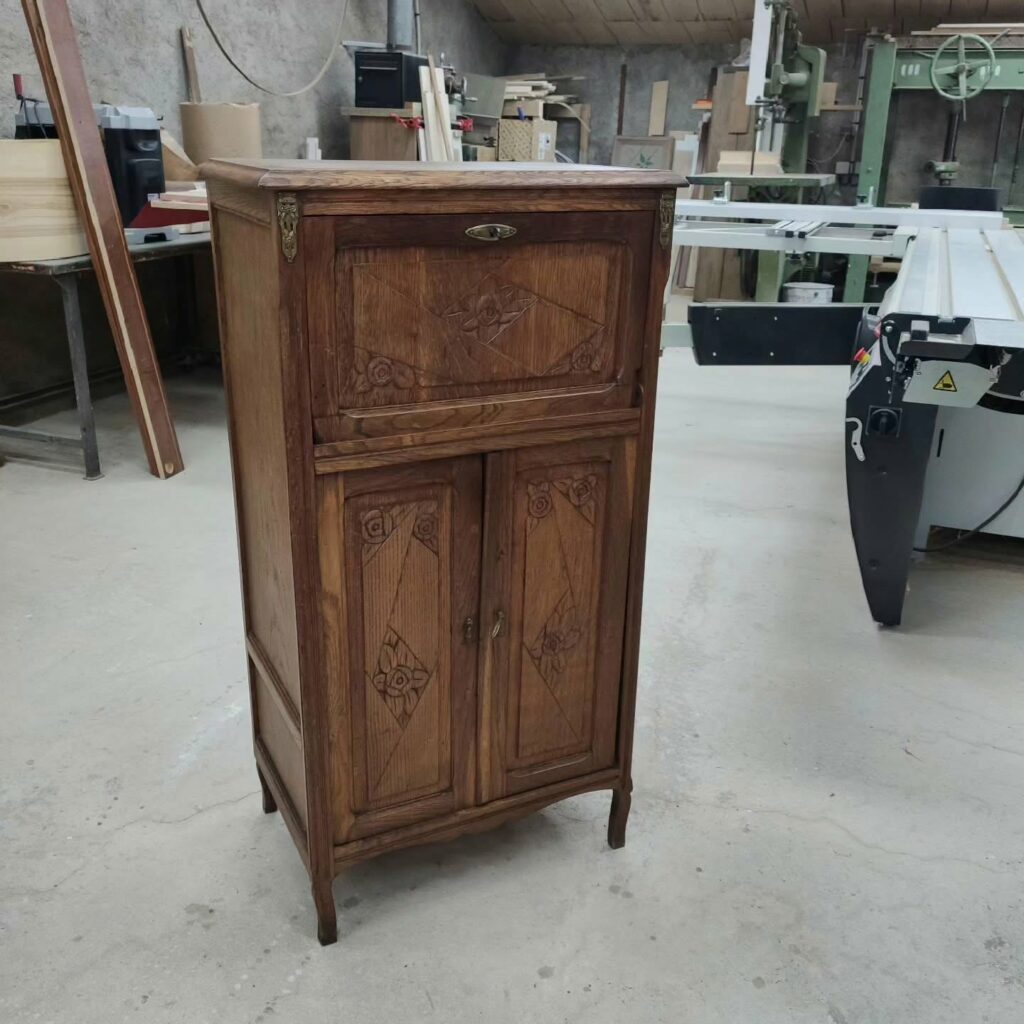 Secrétaire Art déco ancien avant restauration